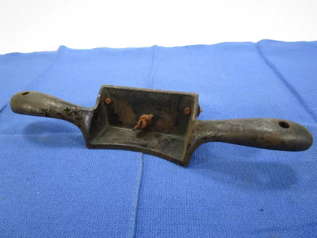 Vintage E.C. Stearns & Co. Stanley Spoke Shave Plane Draw Scraper Double Handle