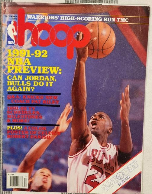 HOOP MAGAZINE - December 1991 Michael Jordan NBA - NO Poster