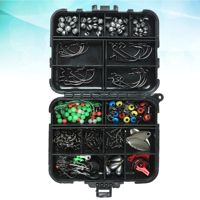 188 PCS/Set Angelausrüstung Angelgerät Wirbel Zubehör Für Angelgeräte