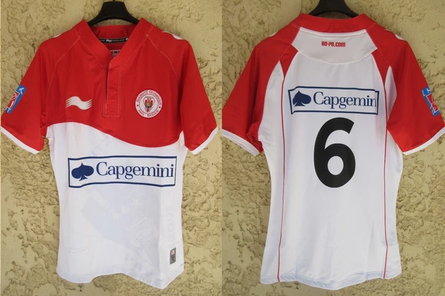 Maillot Puma Rugby Stade beaumontois Lomagne sportive Porté #11 vintage