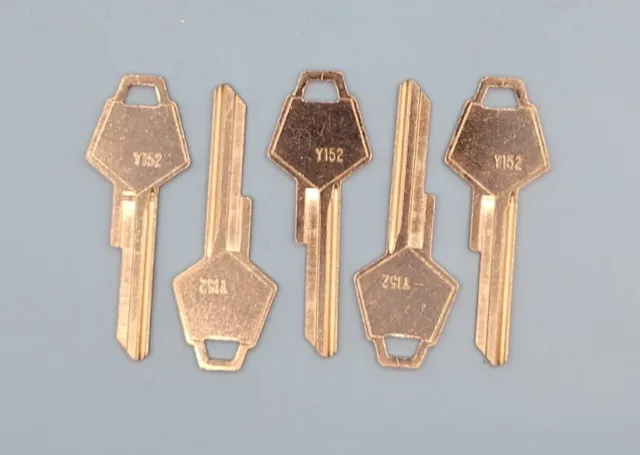 5 NOS P1770U/Y152 uncut Key Blanks, Fits Chrysler, Locksmith, Keysmith,Key Stock