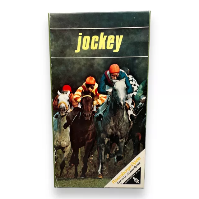 Ravensburger Spiel Jockey - Vollständig - Gesellschaftsspiel Pferderennen 1973