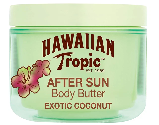 Hawaiian Tropic COCONUT BODY BUTTER Burro per Corpo 200 ml Doposole After Sun