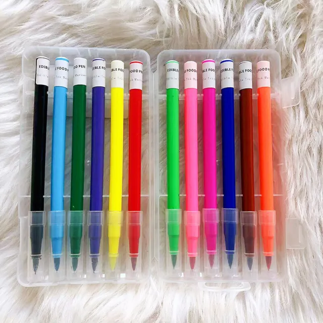 Edible Ink Markers Pigment Pen Brush Food Coloring Pen For Drawing DecoratinEN