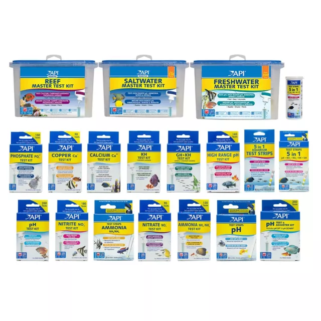 API Freshwaster And Saltwater Aquarium Test Kits