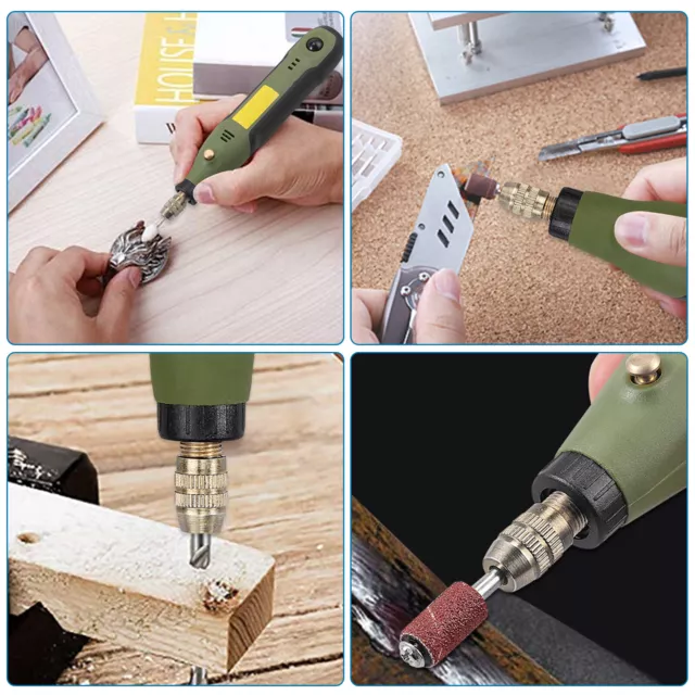 Mini Electric Engraving Pen Cordless Grinder Machine Root Jade Carving Tool DIY 3