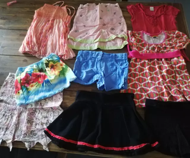 Girls Bulk Lot Skirts Shorts Tops Size 7 Saddle Club, Cuckoo, Fun Sport, Target