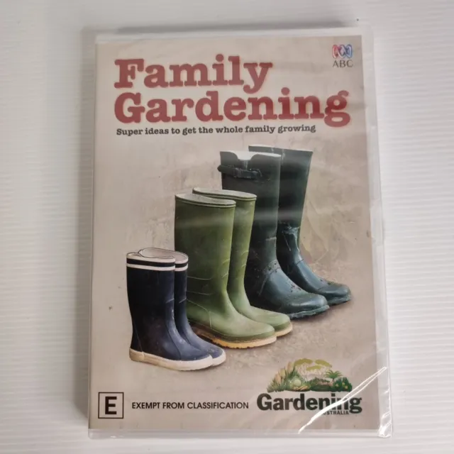 Gardening Australia - Family Gardening DVD, PAL Region 4, Brand New & Sealed