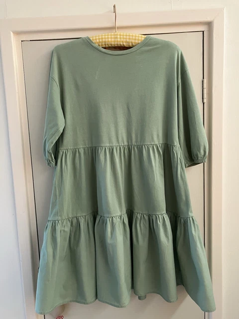 green tiered dress zara zara linen blend tiered dress Archives