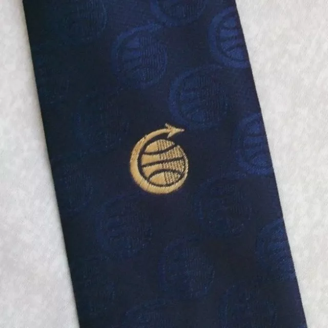 Tie Necktie Mens Vintage Crested Club Association Society