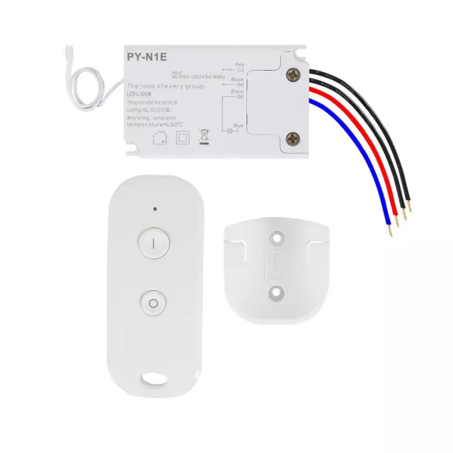 Interruptor Simple con Mando Control Remoto RF Controlador LED ON/OFF por
