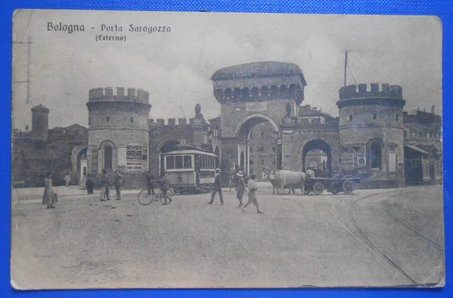 cartolina Bologna porta Saragozza esterno