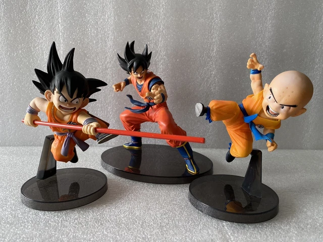 lot de 3 Figurines Dragon Ball - Scultures Banpresto Rare TBE Goku Krilin 2010