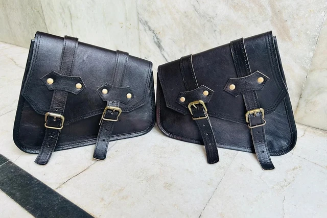 Sac à Main Bandoulière C. De Swan - Cuir Vachette Pleine Fleur Noir - Taille Moyenne - Occasion En Excellent état