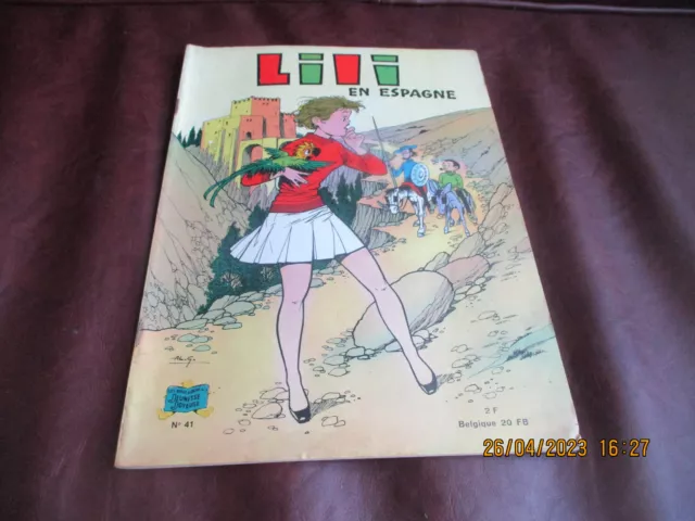 BD bande dessinée LILI en Espagne - jeunesse joyeuse 41 édition 1970