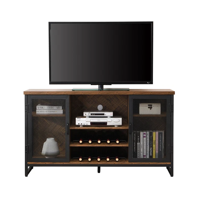 Miltifunctional Industrial Storage Cabinet Wine Bar Cabinet for Liquor & Glasses