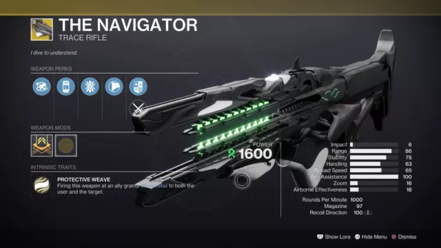 The Navigator Exotic Catalyst ONLY - PS4/5/Xbox