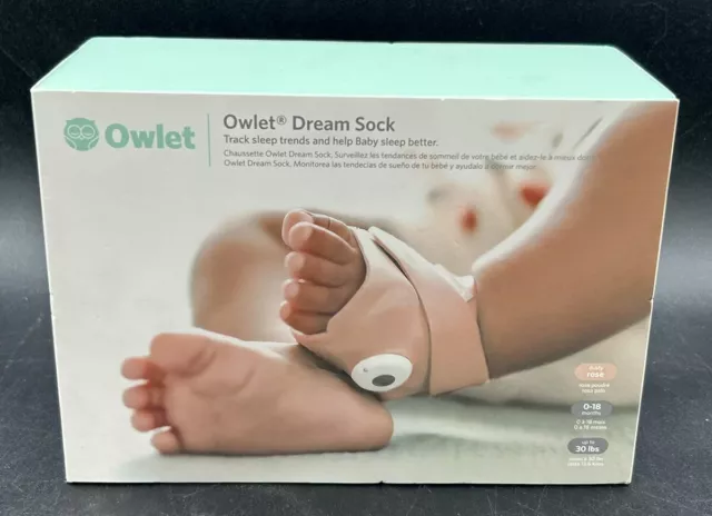 Owlet Dream Sock Baby Monitor - Dusty Rose (Mvp013076)