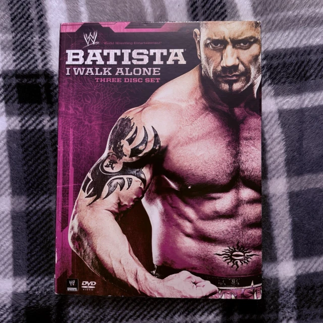 WWE: BATISTA - I Walk Alone DVD (2009) Batista cert 15 3 discs