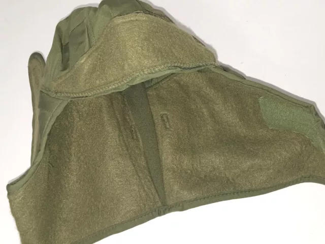 Alpha USGI Cold Weather Insulating Helmet Liner Cap  OD Green Size 7-1/4  NOS 3