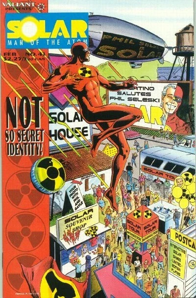 Solar Man of the Atom #41 February 1995 Valiant Comic Book (VF/NM)