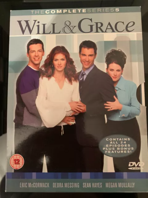 Will And Grace DVD Box Sets, Complete Season 5 and 8 (each box set 6 DVDs)