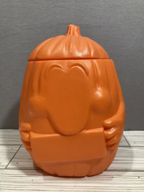 Halloween Pumpkin Blow Mold Candy Container / Trick or Treat Pail Mars  1990