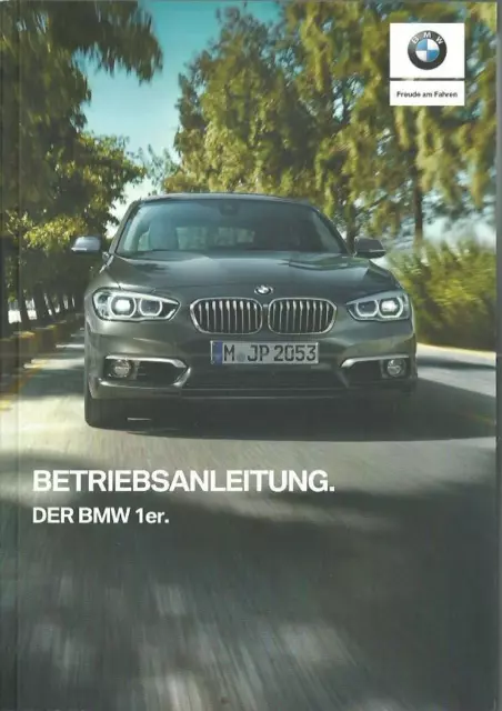 BMW 1er F20 F21 Betriebsanleitung 2018 Bedienungsanleitung Bordbuch BA