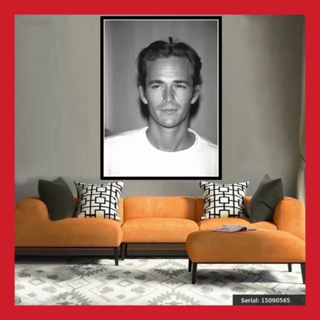 Toile Poster Hommage Souvenir Deces Luke Perry Mort Photo Dylan Beverly Hills La