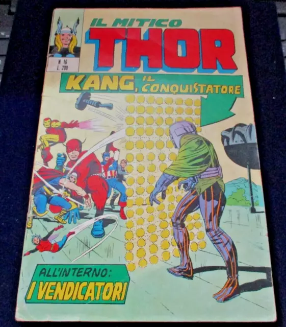 IL MITICO THOR n. 16 "KANG IL CONQUISTATORE" - ED. CORNO 1971 non di busta !!!