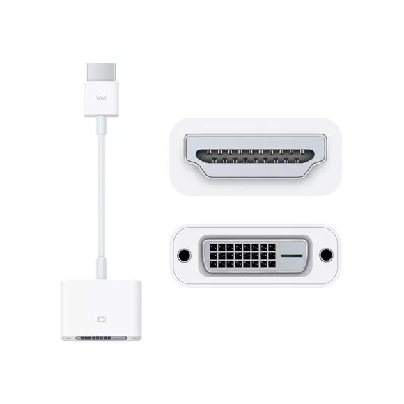 New Genuine Apple HDMI to DVI Video Adapter for Mac mini-MacBook Pro MGVU2ZM/A