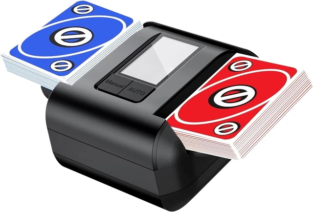 Mescolatore Automatico Di Carte Da Gioco - Per 1-2 Mazzi, Modalità Auto E Manuale, Ricaricabile, Silenzioso E Veloce