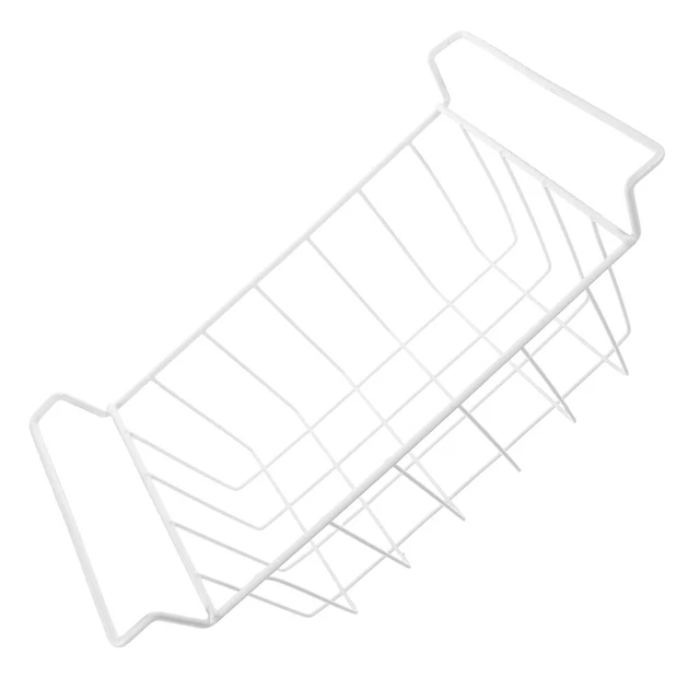 Orgneas Lot de 2 paniers de rangeent extensibles en acier inoxydable pour congélateur, panier