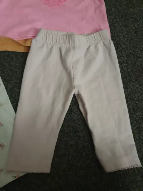 Pacchetto vestiti per bambine 3-6 mesi, leggings top, gonna (B160) 2