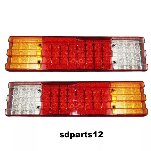 Lot de 12V 70 LED Feux Arriere Stop Pour Camion Remorque Fourgon Shassis Bus