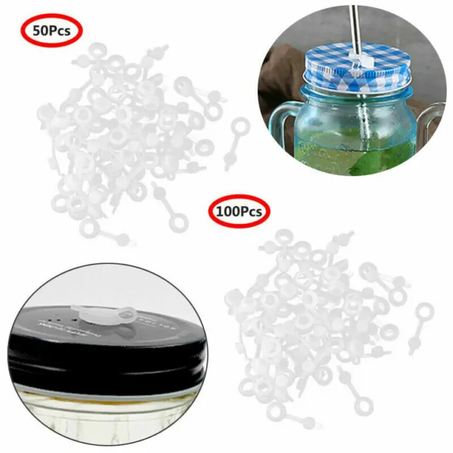 Silicone Leak Proof Straw Hole Stopper Grommets Plugs for Mason Jar Caps Lids