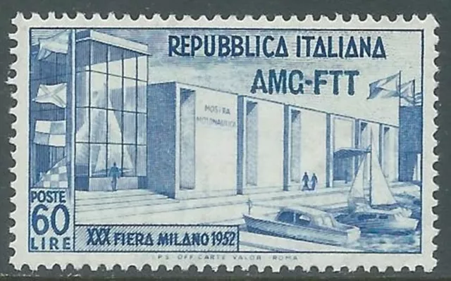 1952 Trieste A Fiera Di Milano Mnh ** - Rc31-8