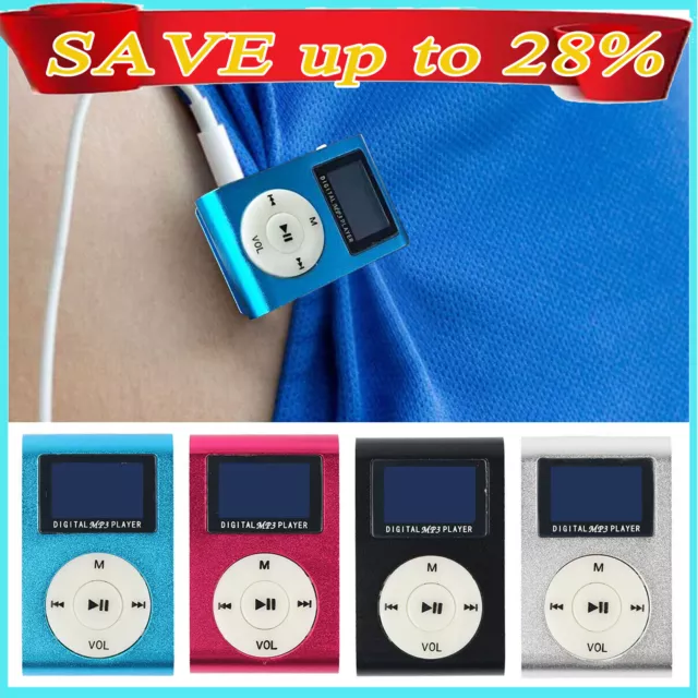 Mini MP3 Player Clip MP3 Music Player With LCD Screen Support Micro SD TF Card