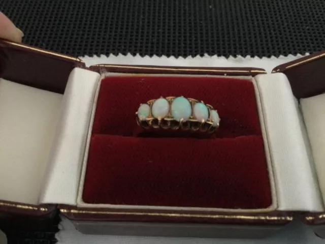 VINTAGE (1905) 18CT Gold Opal ring $342.69 - PicClick