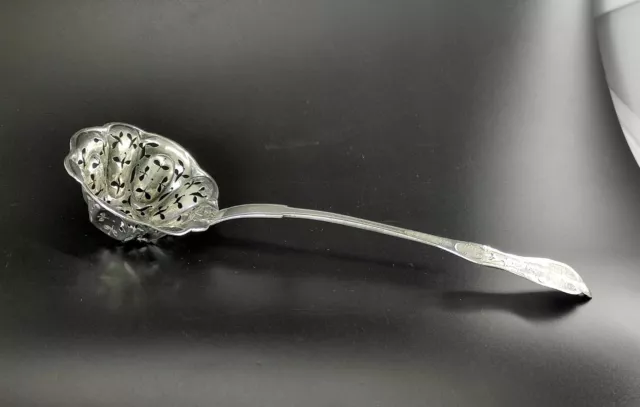 BELLE CUILLERE A SAUPOUDRER ARGENT MASSIF Saupoudreuse ancienne sterling silver