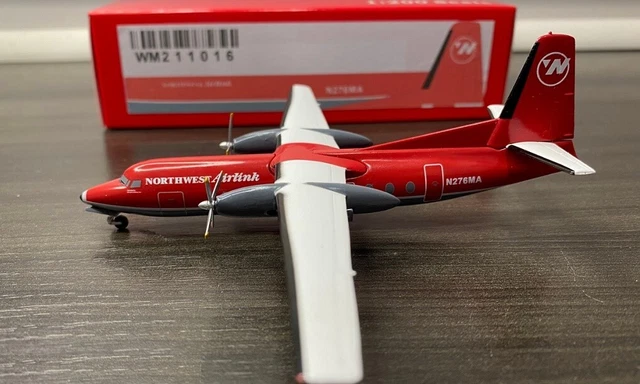 1:200 Gemini / Western NORTHWEST AIRLINK MESABA AIRLINES Fokker F-27 N276MA RARE