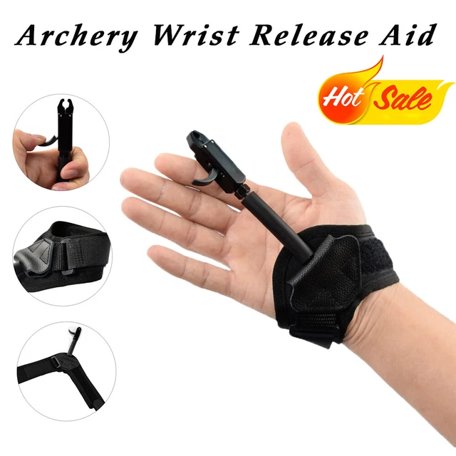 ARCHERY CALIPER RELEASE Aid Trigger Wrist Strap Compound Bow Outdoor