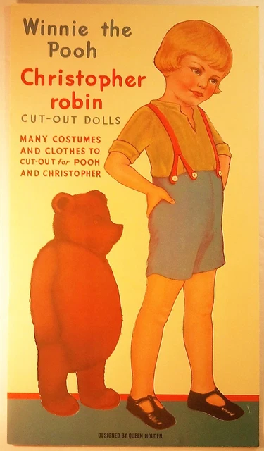 Queen Holden - Winnie the Pooh Christopher Robin Cut Out Dolls [Uncut]