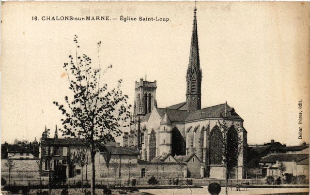 CPA AK CHALONS-sur-MARNE Church of St-LOUP (490918)