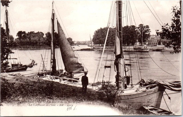 33 LIBOURNE - les bords de la dordogne.