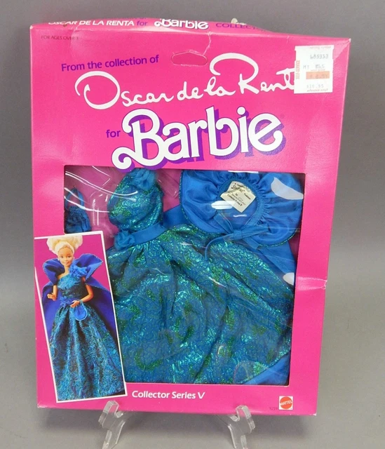 Vintage 1984 Barbie Oscar De La Renta Outfit Collector Series V Mattel 9259 NIB