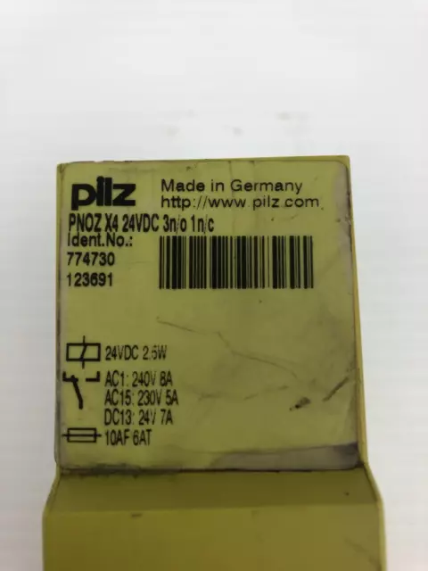 Pilz PNOZ X4 Safety Relay 24VDC 2.5W PNOZX4 2