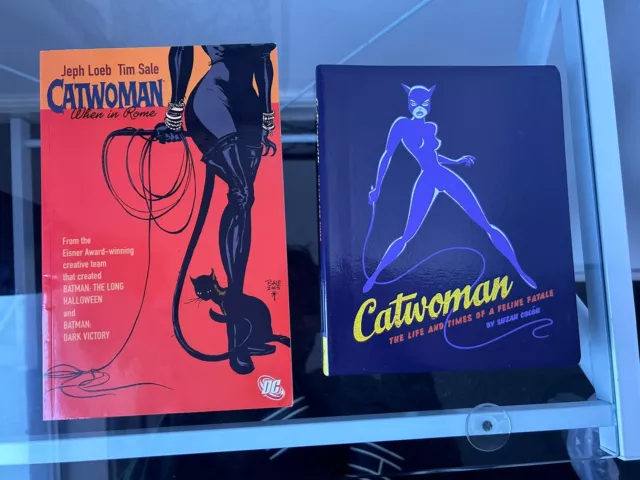 DC Comics Catwoman When In Rome TPB Jeph Loeb Batman Lot + Life Times Book