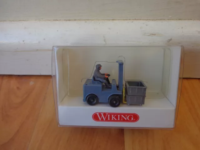 Ho Gauge 1/87 Wiking - Klassischer Gabelstapler Forklift - Ref 8670124