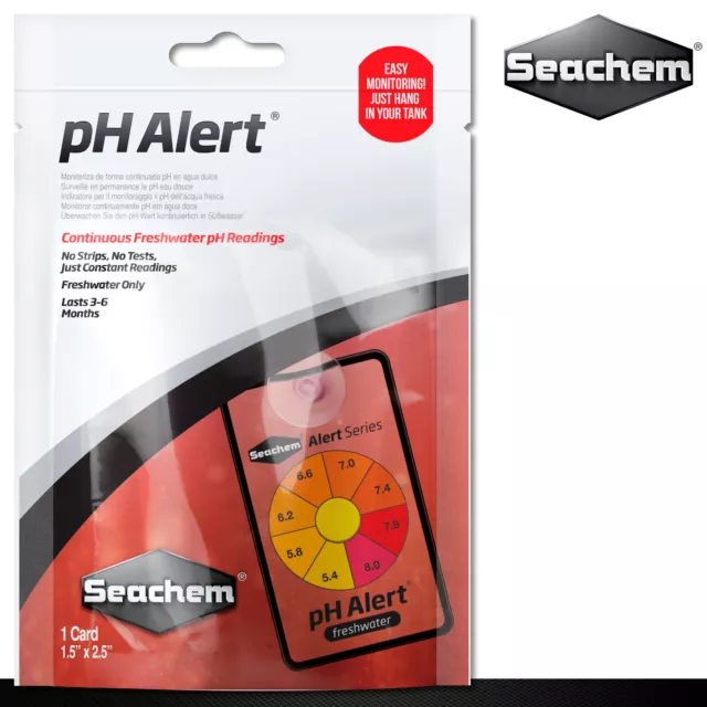 Seachem 1 Pièce Ph Alert Mesure Constants Contrôle Valeur de Ph Long Durabilité